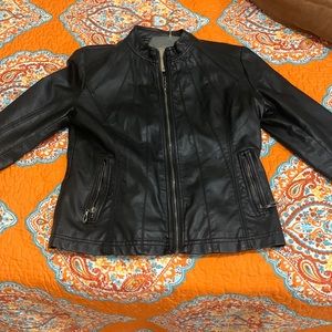 Distressed Leather Jacket